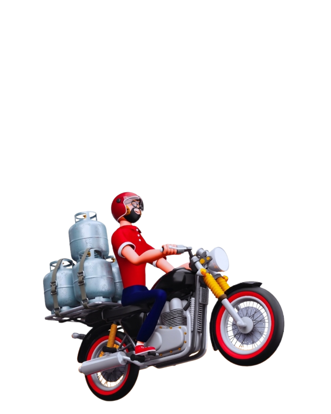 Entrega de gás em condomínio